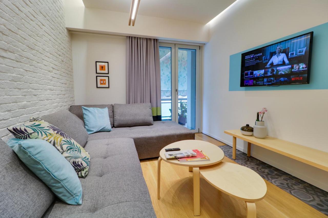Superior Central Apt|3Min To Metro|Ac|Netflix|Imac Athens Luaran gambar