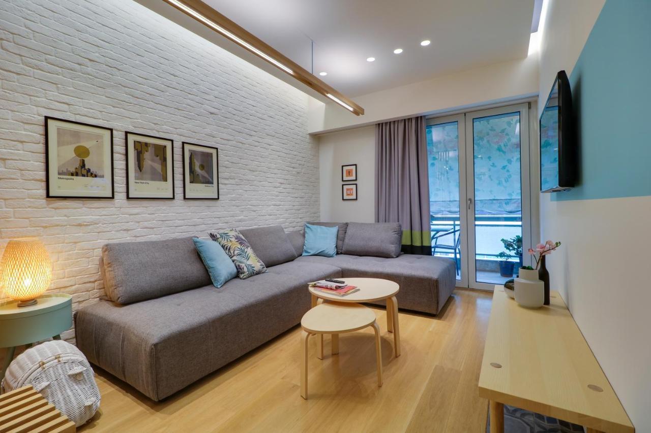 Superior Central Apt|3Min To Metro|Ac|Netflix|Imac Athens Luaran gambar